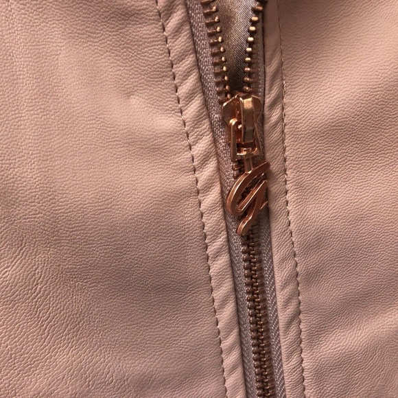 Guess,Girls,faux leather,jacket Pink,Sz 8,lined, zipper pockets, short.! - Picture 5 of 11